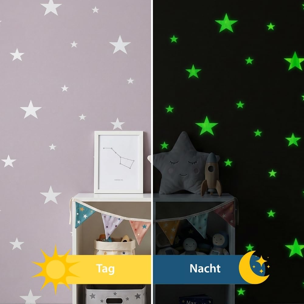 a-s-cr-ation-day-night-vliestapete-sterne-grau-0-53x10-05-m image 3