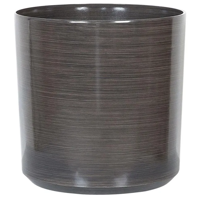 beliani-vagia-blumentopf-35x35x35-cm-grau-rund-28l image 1