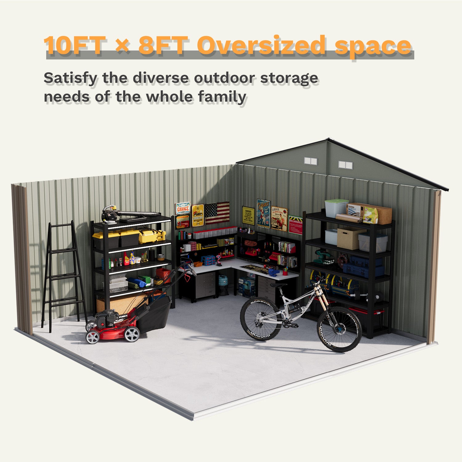 homall-metal-shed-ger-tehaus-metall-braun-10x8-fu image 7