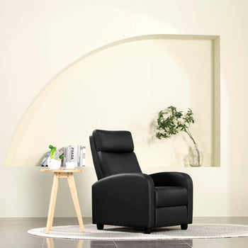 homall-recliner-chair-massagesessel-schwarz-kunstleder-relax image 4