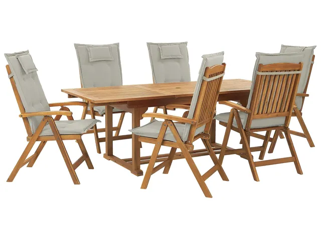 beliani-java-gartenm-bel-set-akazienholz-6-personen-taupe image 1