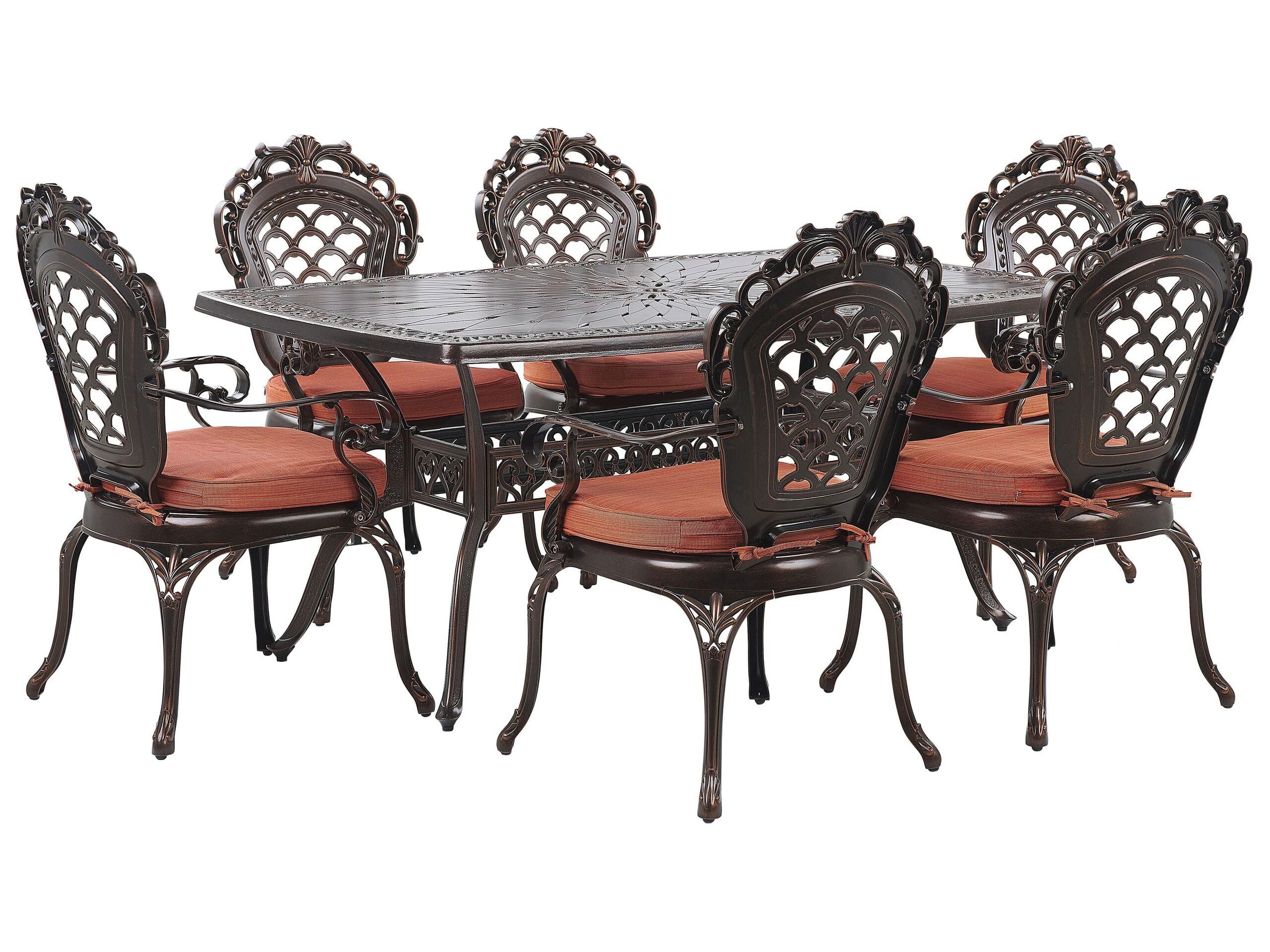 beliani-lizzano-gartenm-bel-set-tisch-6-st-hle-braun image 1