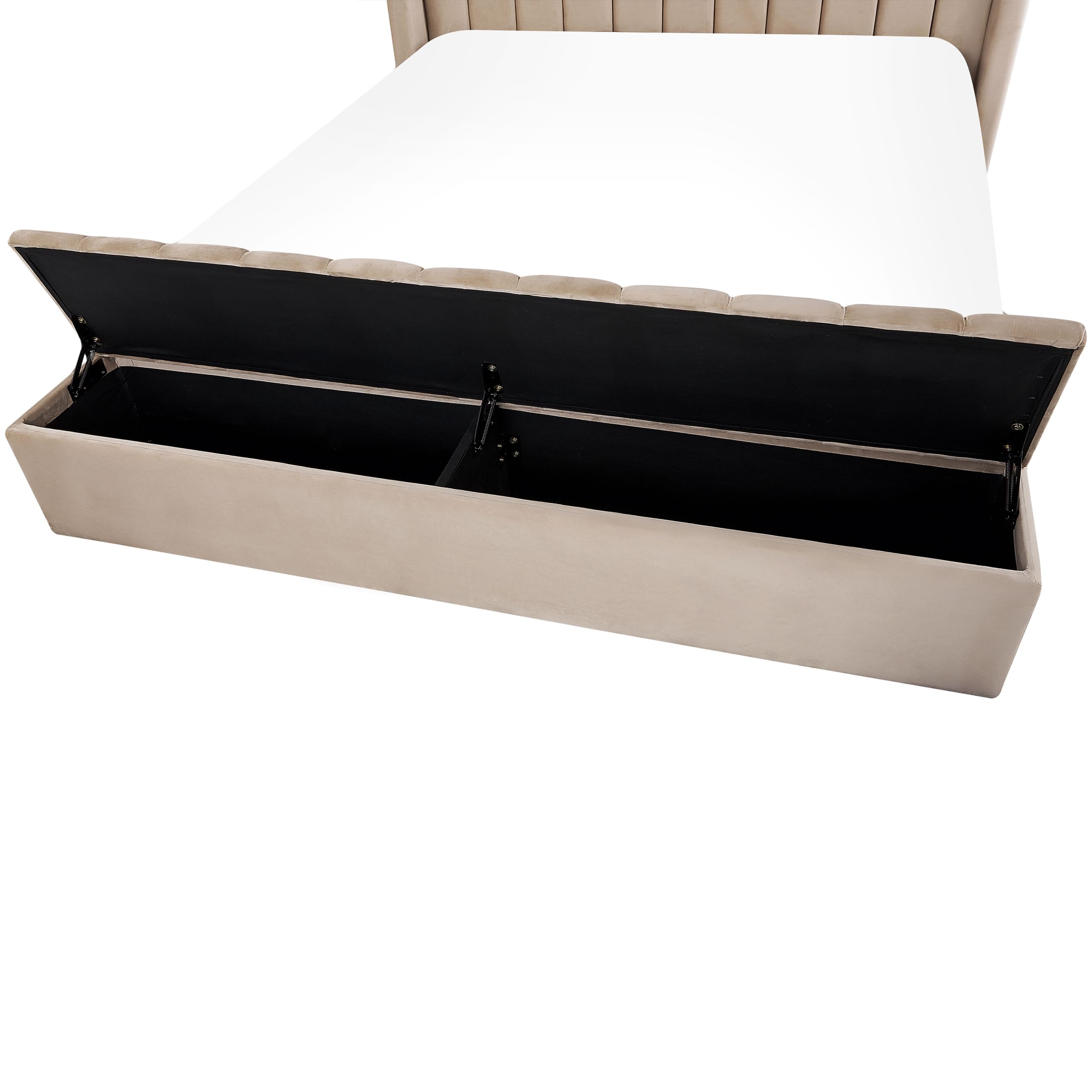 beliani-noyers-samtbett-180-x-200-beige-mit-stauraum image 7