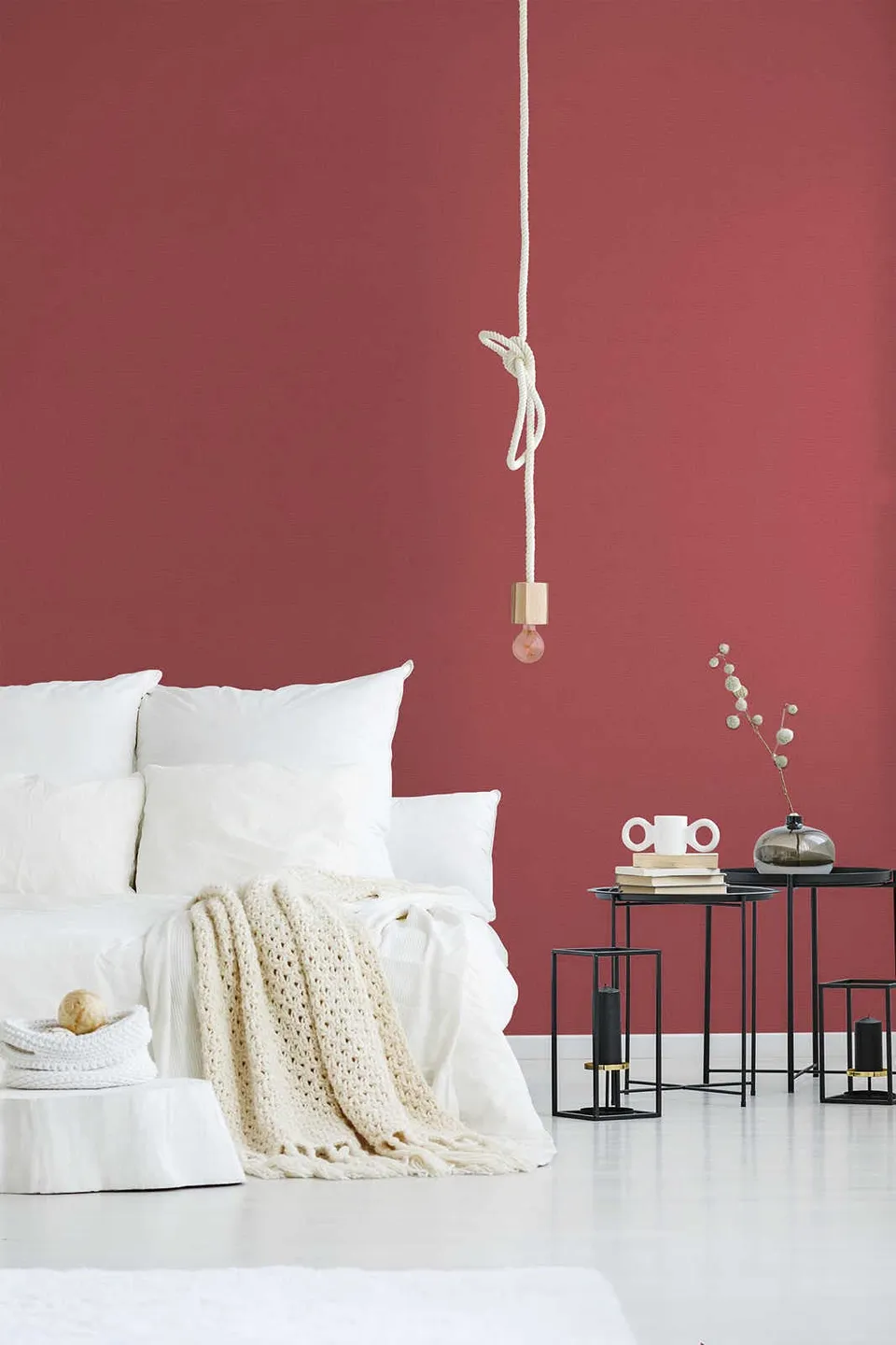 a-s-cr-ation-attractive-378317-vliestapete-rot-matt-einfarbig image 1