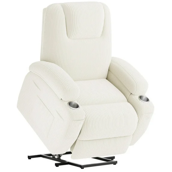 homall-recliner-chair-aufstehsessel-massage-cord-grau image 1