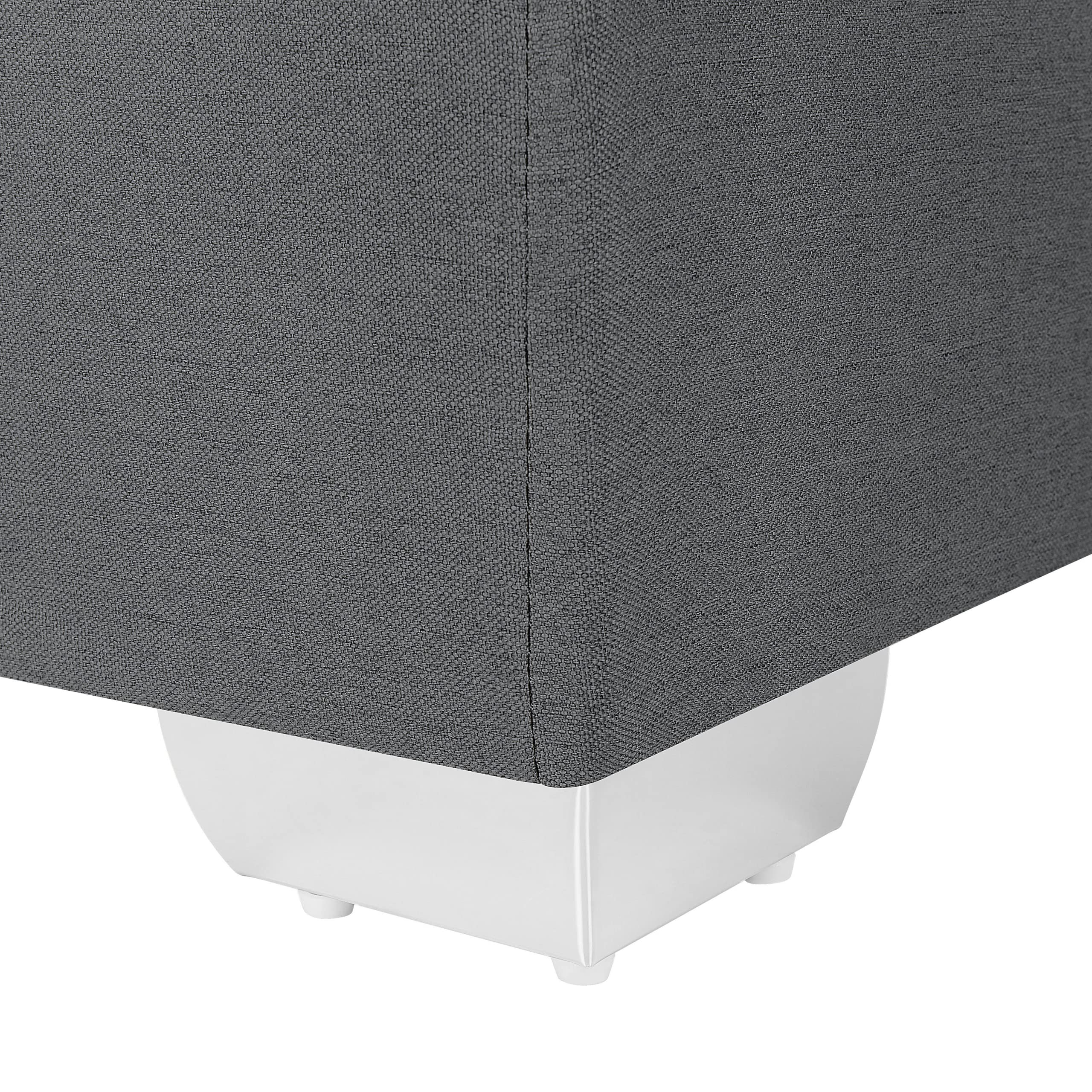 beliani-betten-boxspringbett-160x200-cm-dunkelgrau-polyester image 7