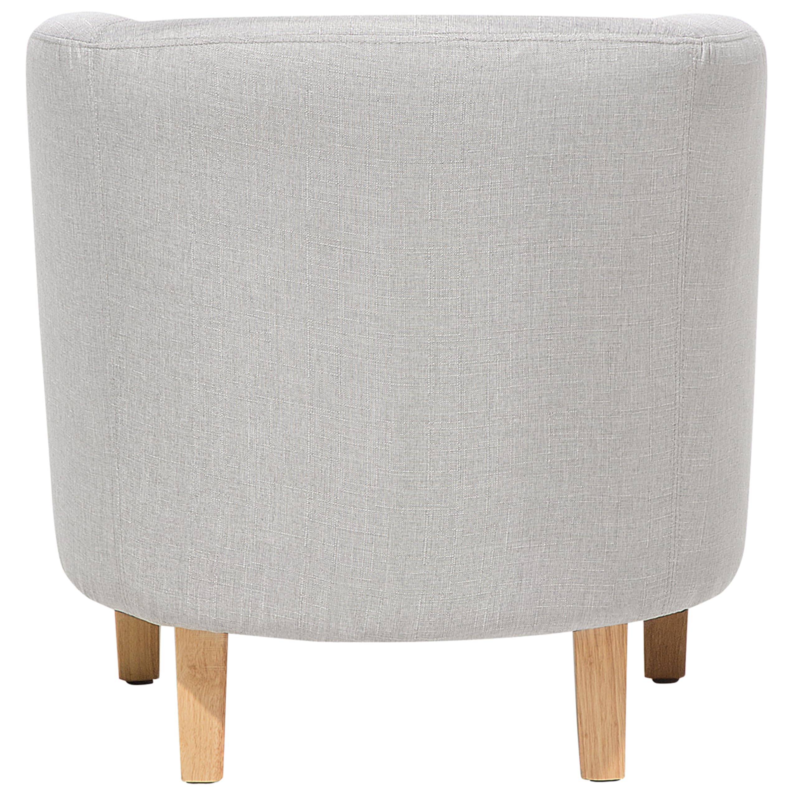 beliani-holden-cocktailsessel-grau-sessel-mit-hocker-stoff image 7