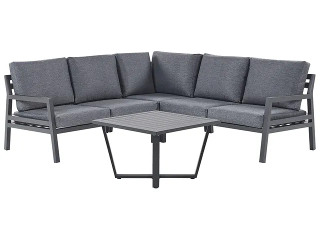 beliani-vizzini-lounge-set-ecksofa-dunkelgrau-5-sitzer image 1