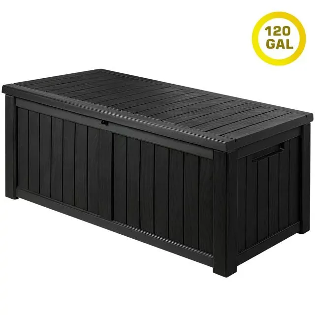 homall-patio-furniture-gartenbox-454l-schwarz-wetterfest image 1