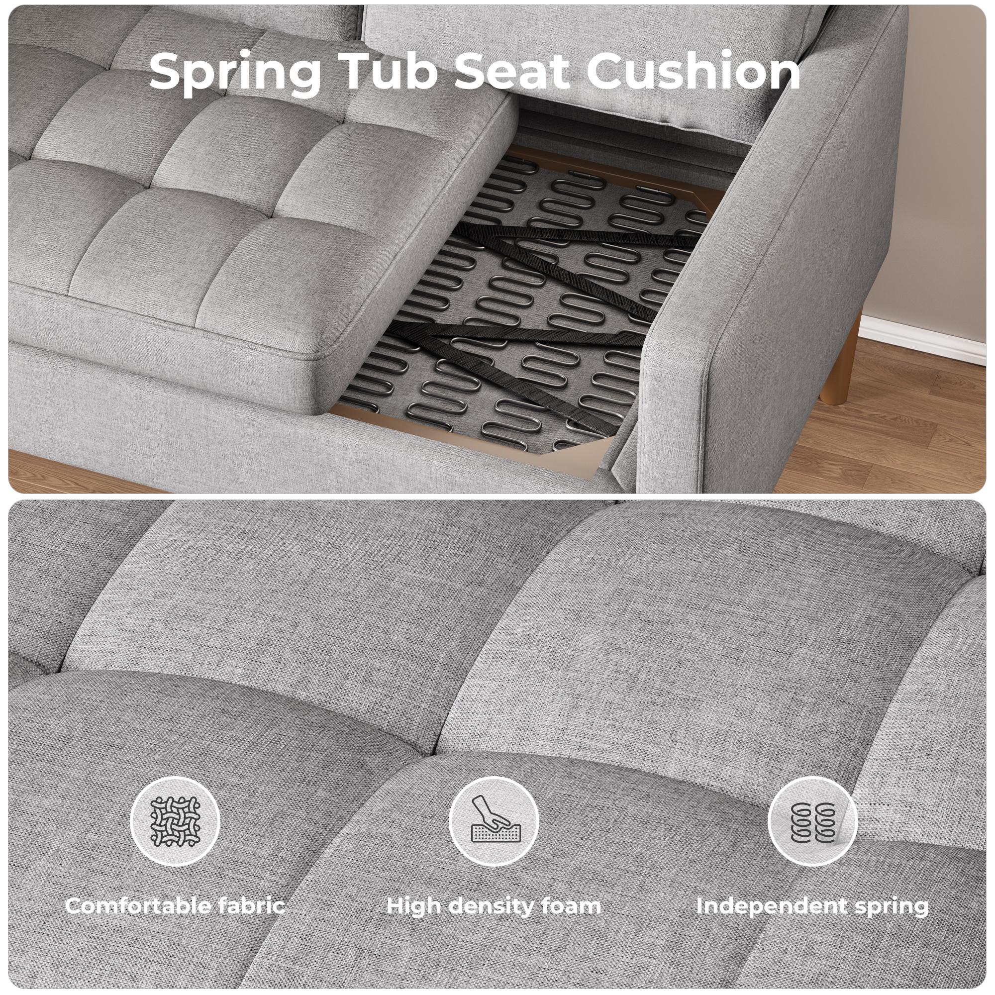 bealife-ar38-2-sitzer-sofa-grau-leinen-baumwolle-121-cm image 4