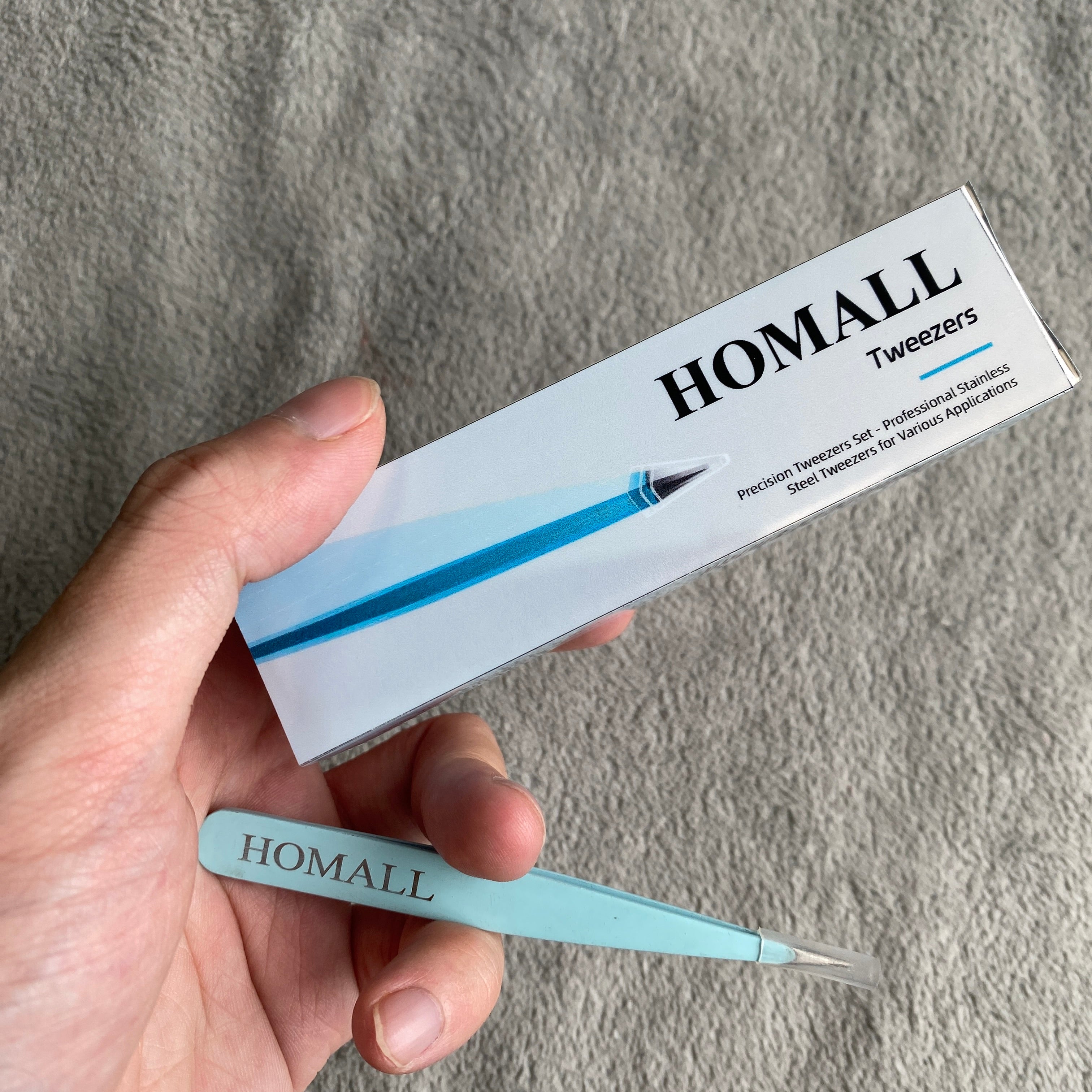 homall-pinzette-spitz-nadelspitz-pr-zisionspinzette-blau image 2