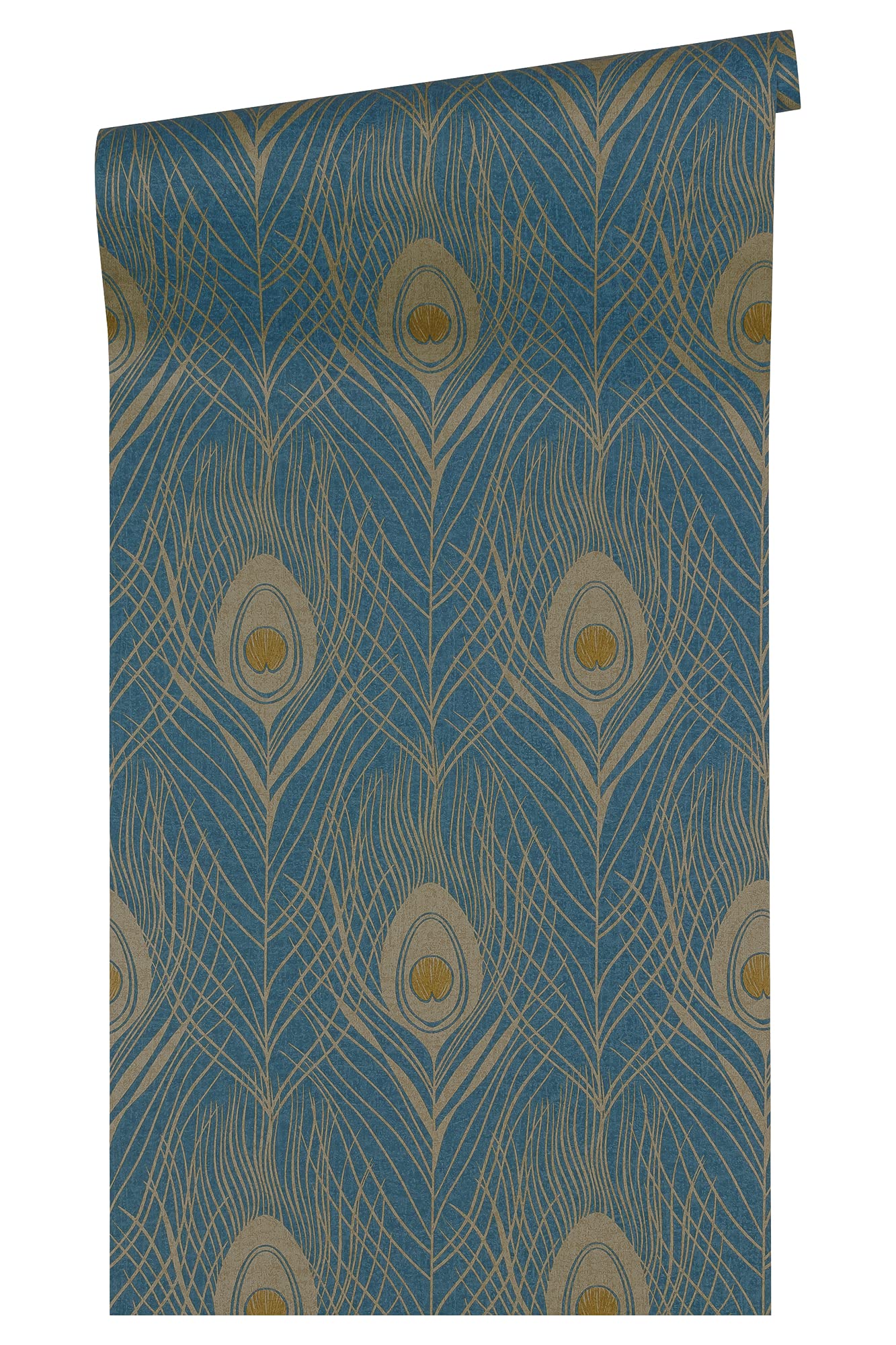 architects-paper-36971-2-vliestapete-pfauenfeder-blau-10-05m image 1