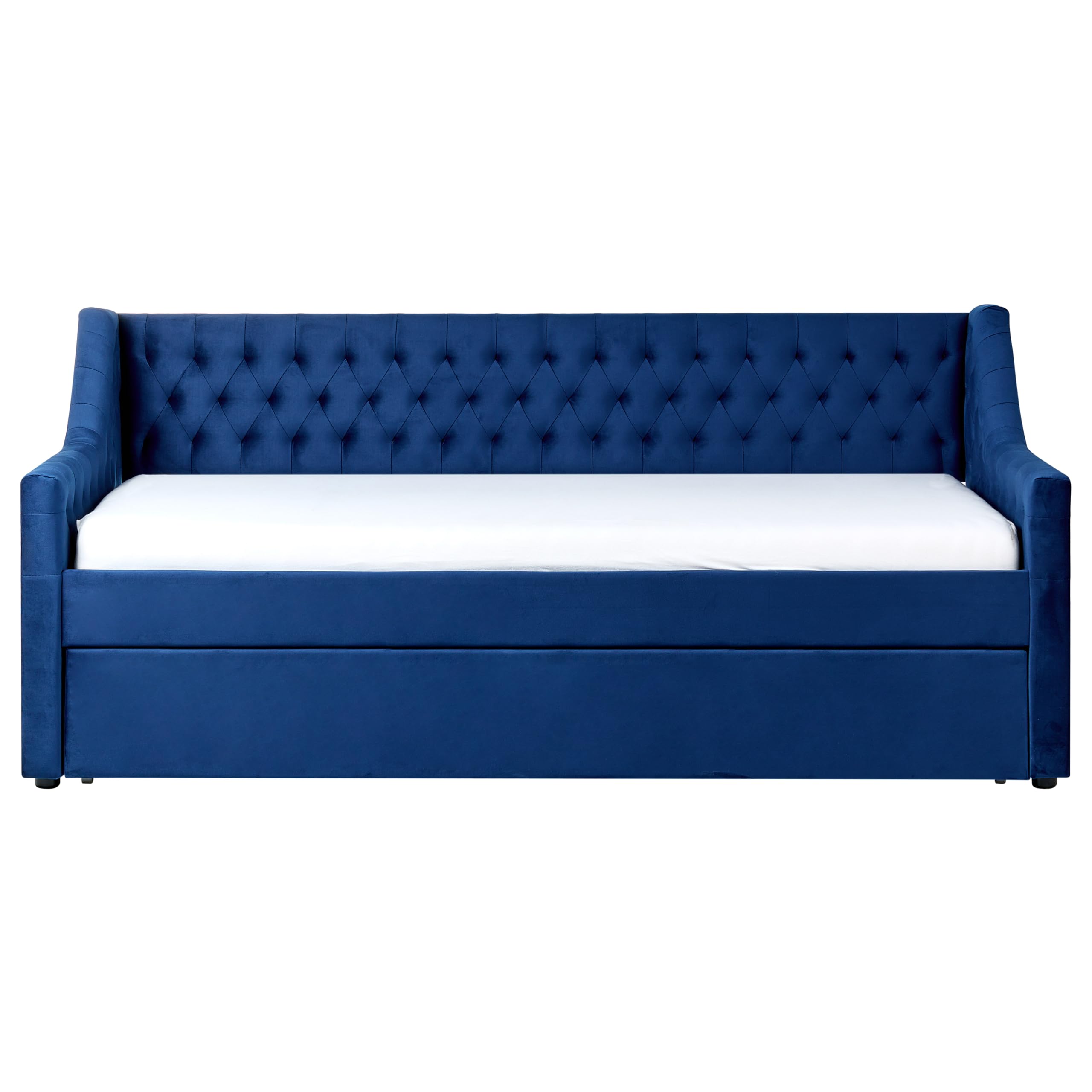 beliani-montargis-tagesbett-samt-marineblau-90x200-ausziehbar image 5