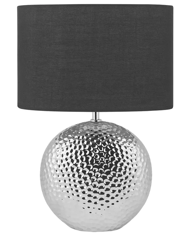 beliani-nasva-tischlampe-silber-schwarz-keramik-e27 image 1