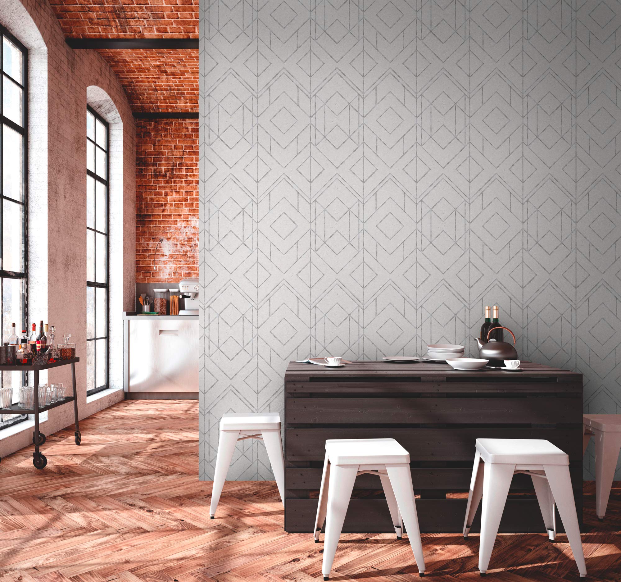 livingwalls-metropolitan-stories-ava-378691-grau-metallic-vlies image 4