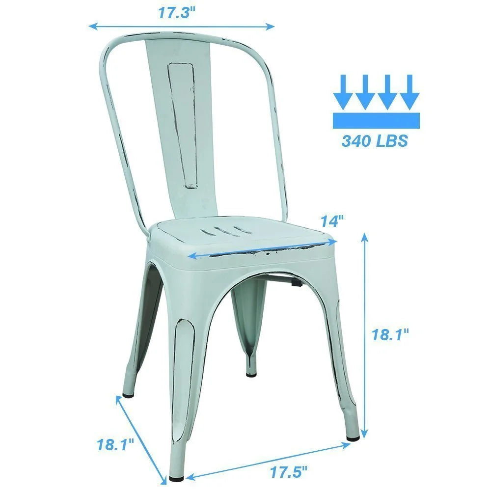 homall-metal-chair-barstool-metallstuhl-dream-blue-4er-set-stapelbar image 4