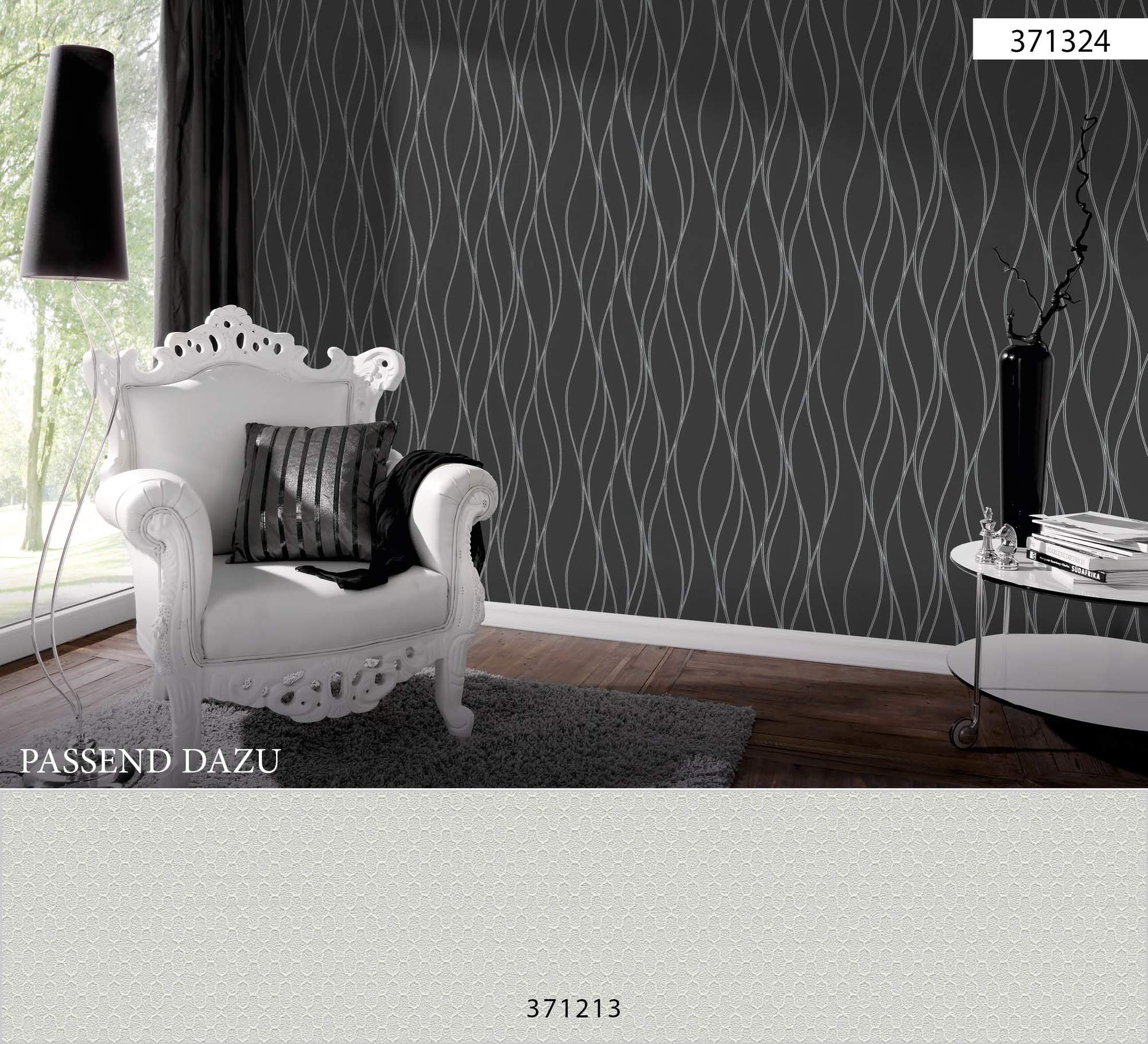 a-s-cr-ation-trendwall-3713-24-vliestapete-streifen-grau-schwarz image 8