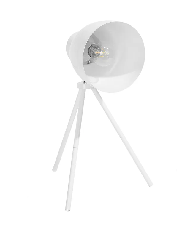 beliani-tamega-tischleuchte-wei-metall-e27-stativ image 1
