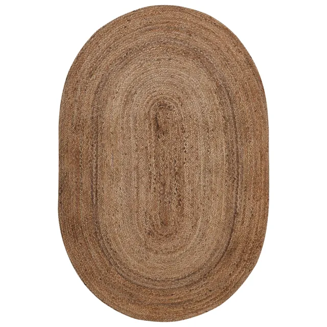 beliani-demirci-teppich-100x150-jute-oval-beige-boho image 1