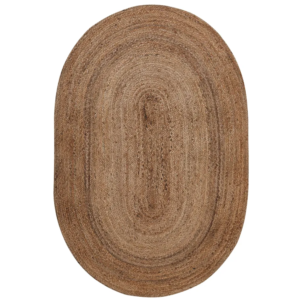 beliani-demirci-teppich-100x150-jute-oval-beige-boho image 1