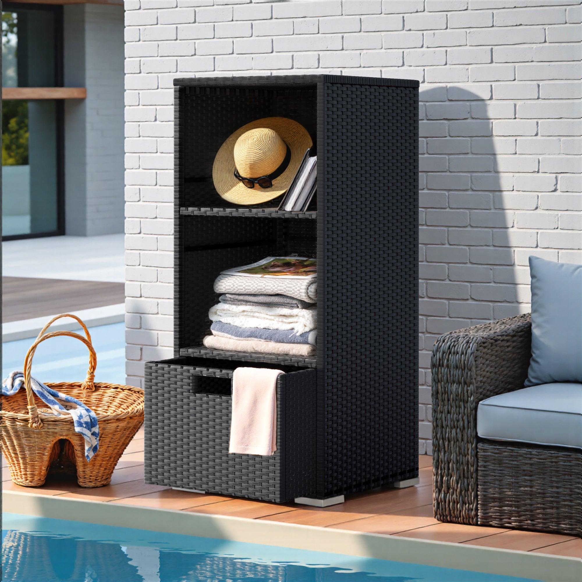 homall-patio-furniture-rattan-schrank-schwarz-1-st-ck image 6