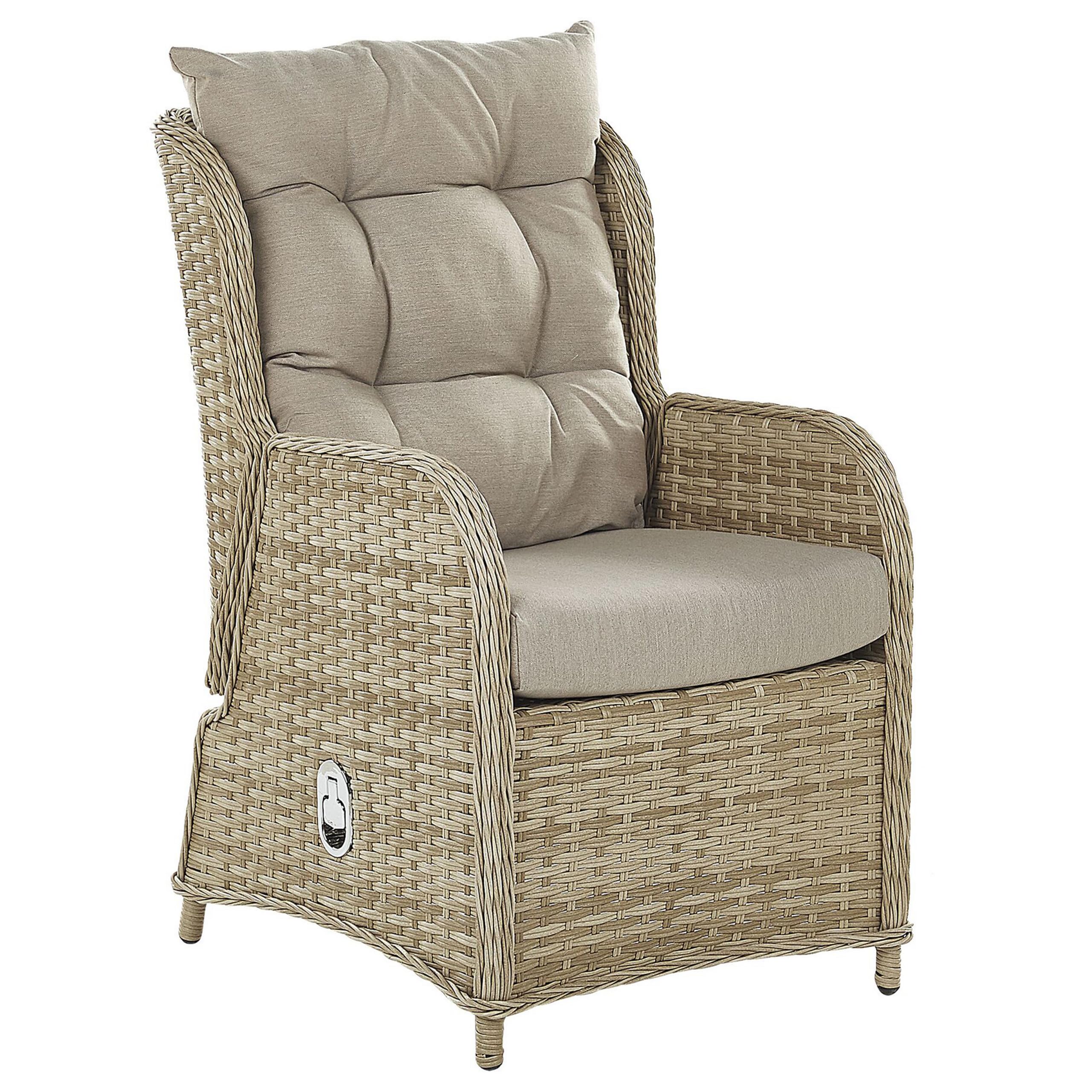 beliani-ponza-lounge-set-rattan-5-teilig-natur-mit-auflagen-beige image 5