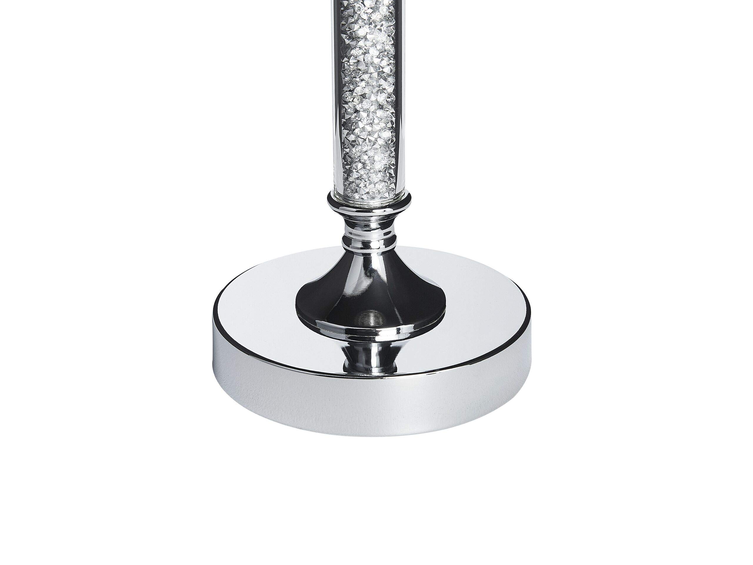 beliani-abbeville-kerzenst-nder-silber-48-cm-metall-glas image 6