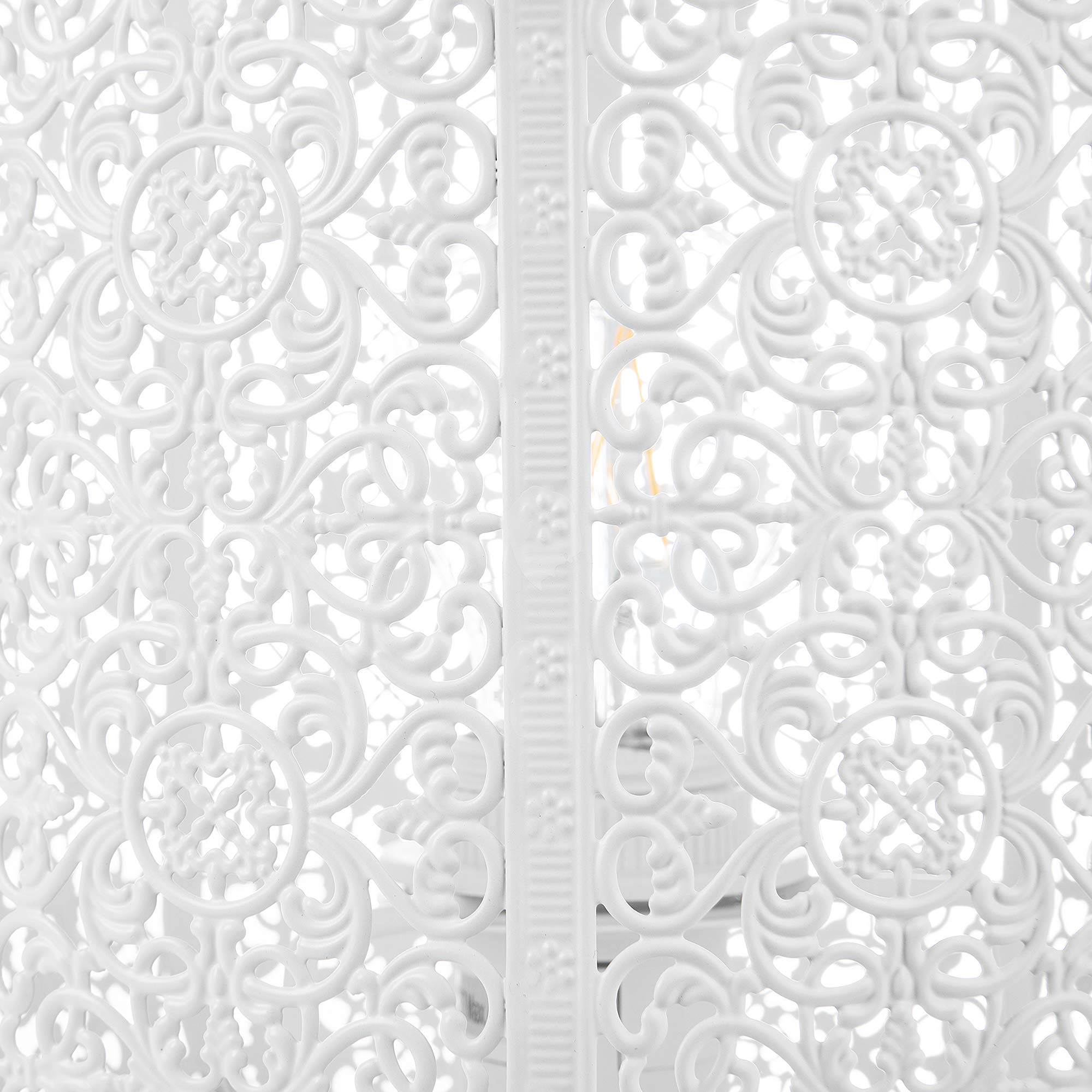 beliani-somes-tischleuchte-wei-metall-27-cm-laterne image 5
