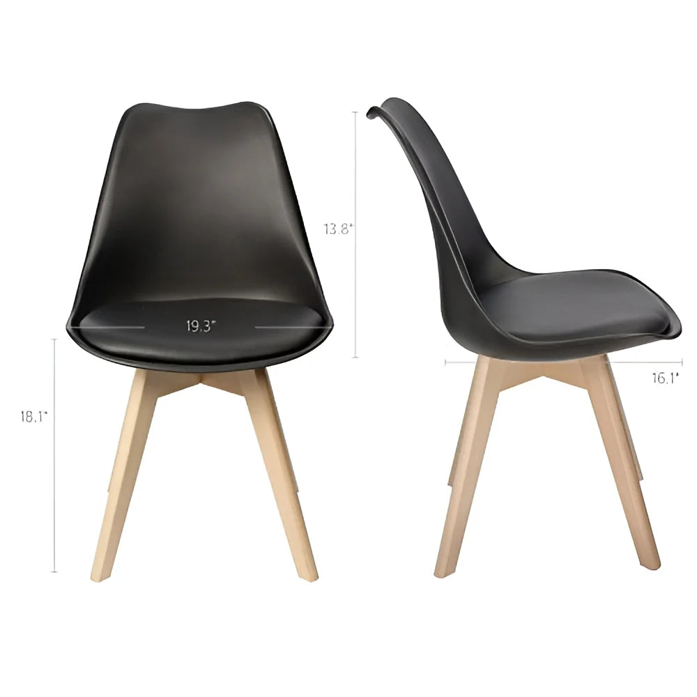 homall-modern-dining-chair-dsw-essstuhl-gelb-4er-set-holzbeine image 3