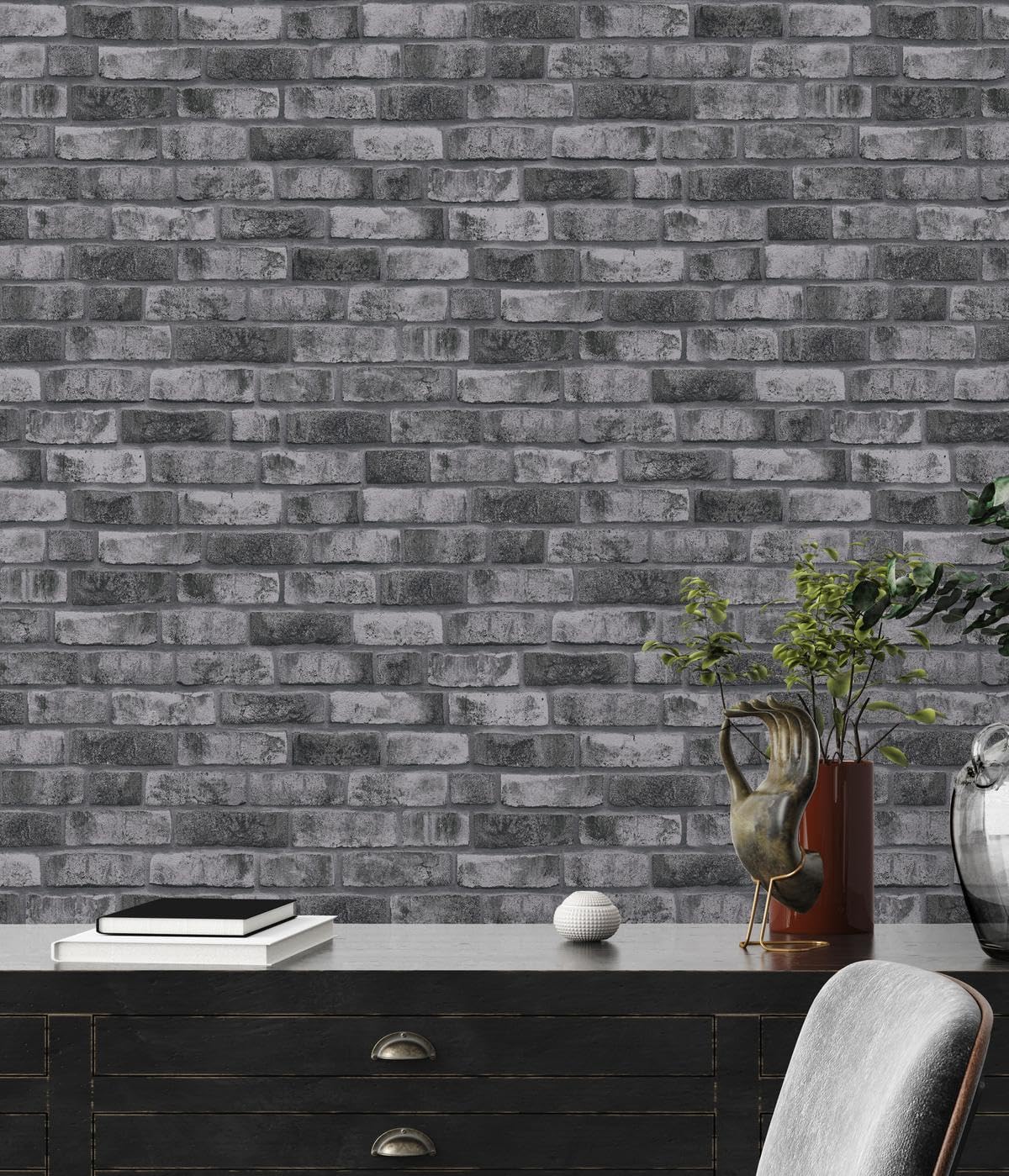 a-s-cr-ation-bricks-stones-vliestapete-dunkelgrau-stein image 7