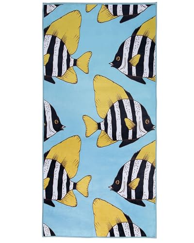 beliani-fizme-teppich-blau-fischmuster-80x140-kinder image 8