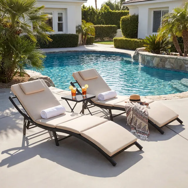 homall-patio-furniture-rattan-liegestuhl-set-beige-3-teilig image 1