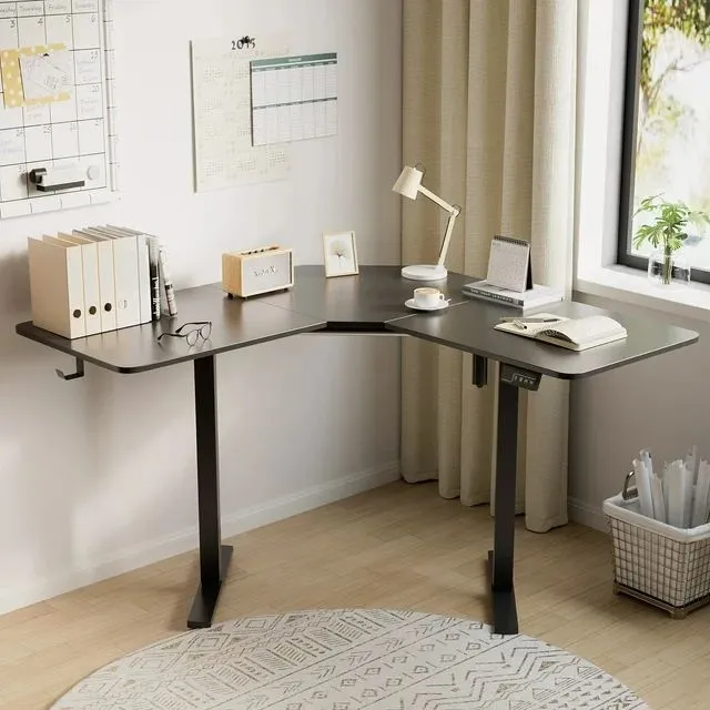 homall-standing-desk-schreibtisch-schwarz-h-henverstellbar-2 image 1