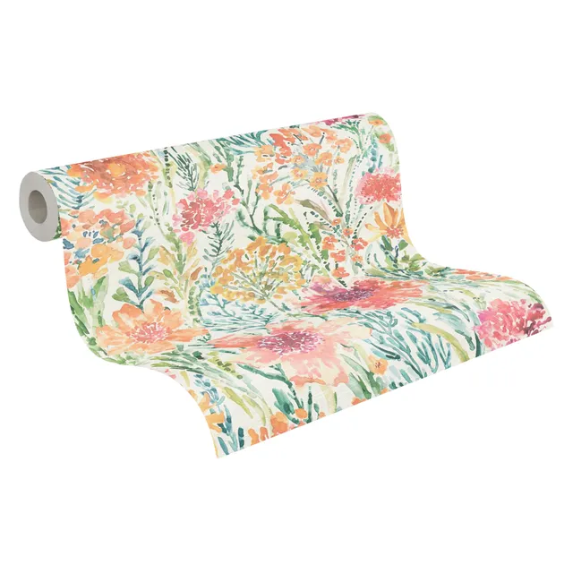 a-s-cr-ation-vliestapete-396951-blumentapete-bunt-floral-10-05m image 1