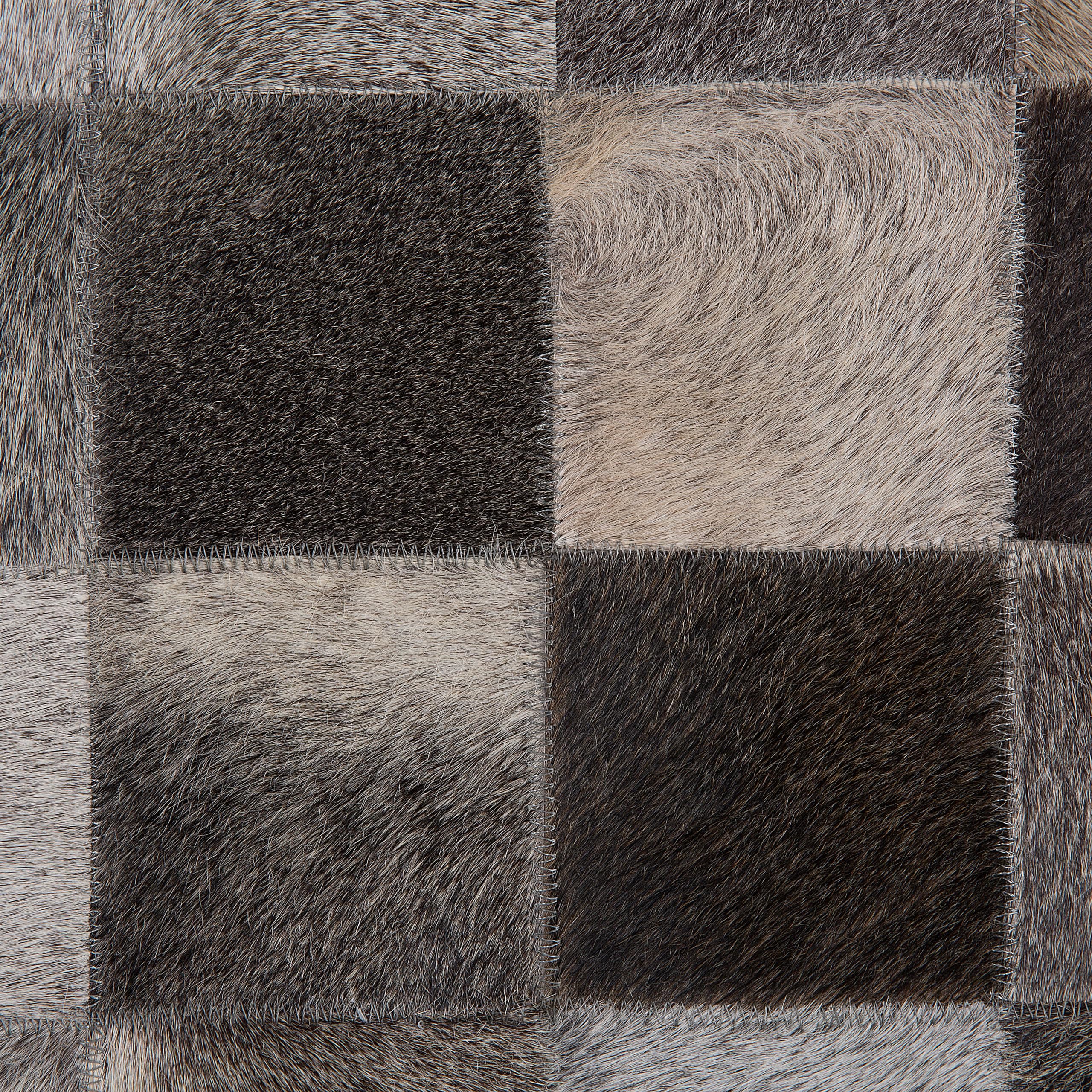 beliani-bergama-teppich-rund-140-patchwork-grau-kuhfell image 4