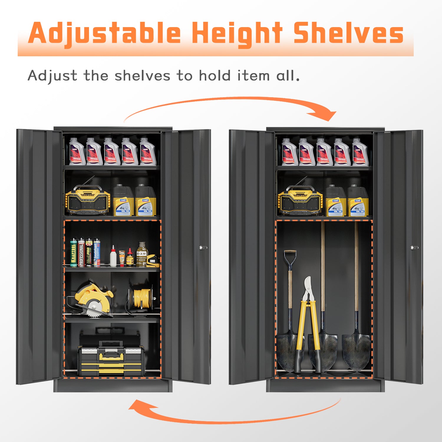 homall-shelf-metallschrank-schwarz-180-cm-abschlie-bar image 3