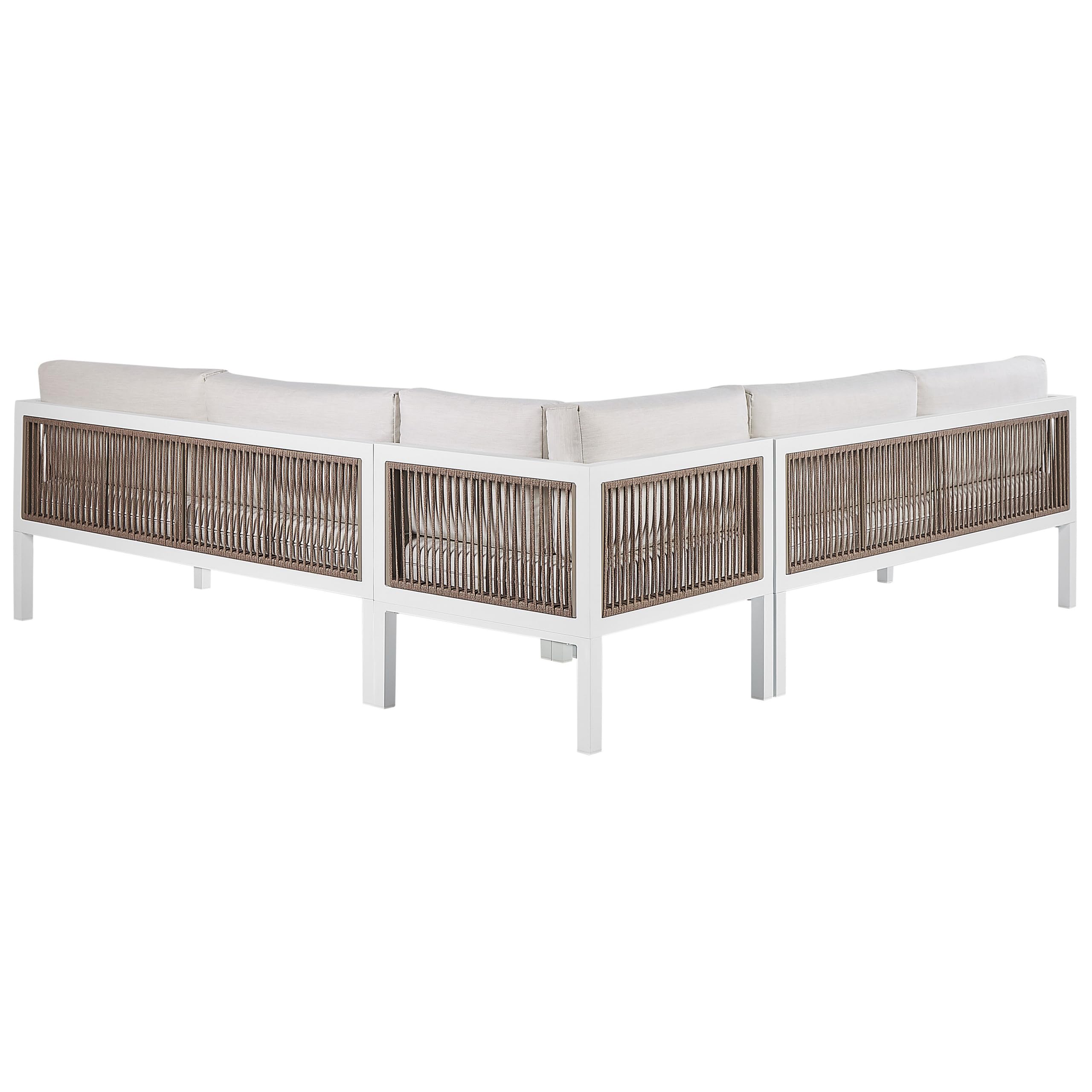 beliani-borello-ecksofa-lounge-wei-links-4-sitzer-beige-auflagen image 6