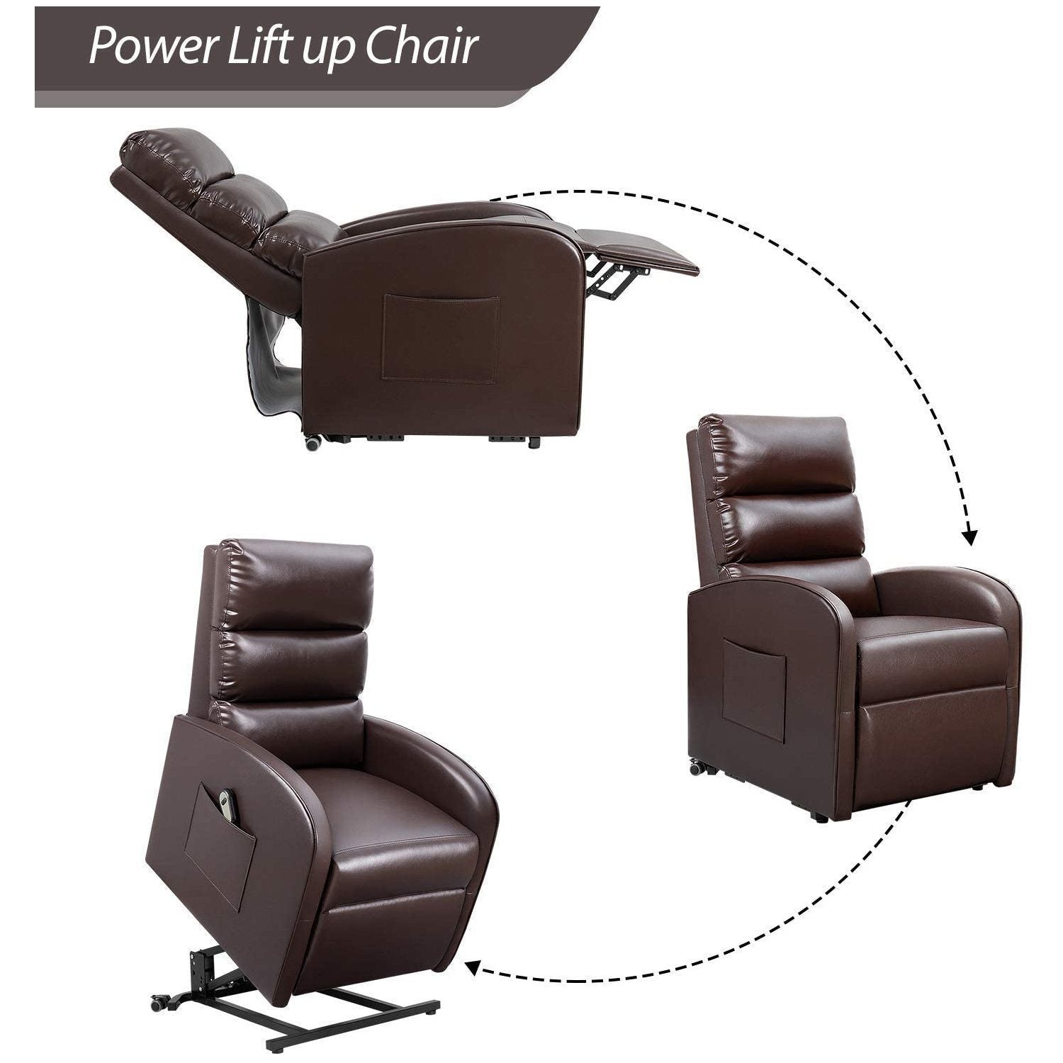 homall-recliner-chair-aufstehsessel-braun-leder-elektrisch image 4
