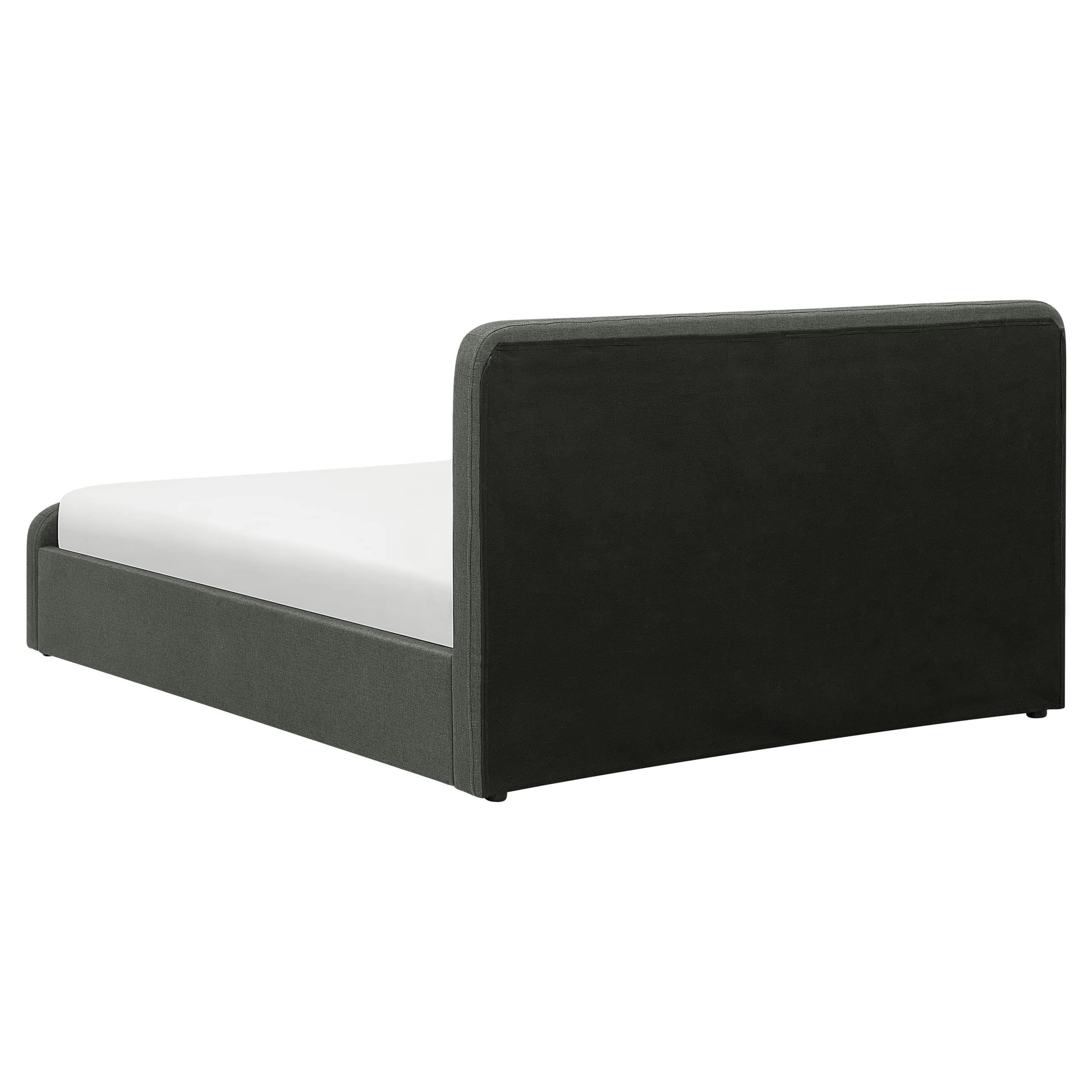 beliani-rentiere-bett-160x200-dunkelgrau-stoff-mit-stauraum image 8