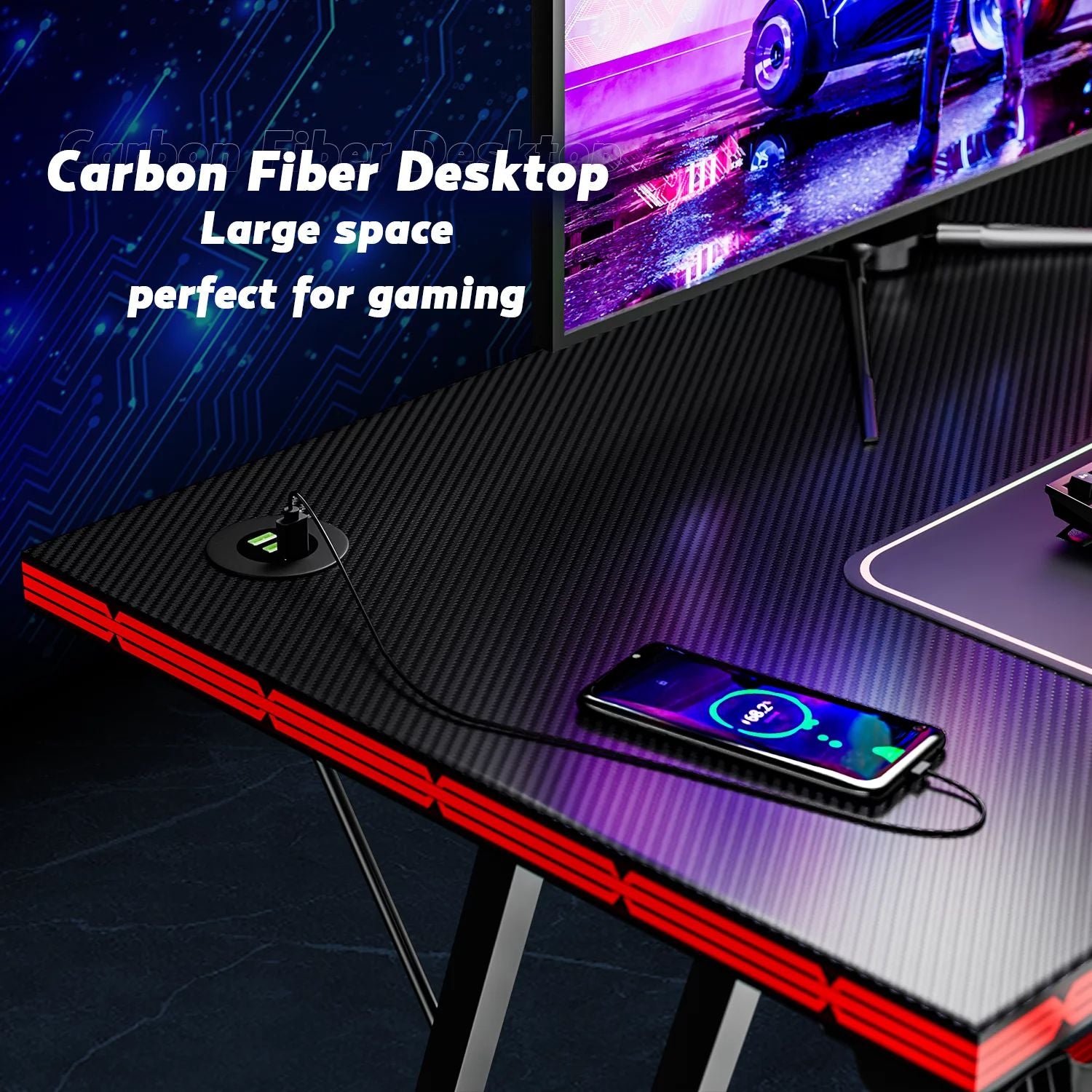 homall-gaming-desk-l-form-eck-schreibtisch-schwarz-51-zoll image 6