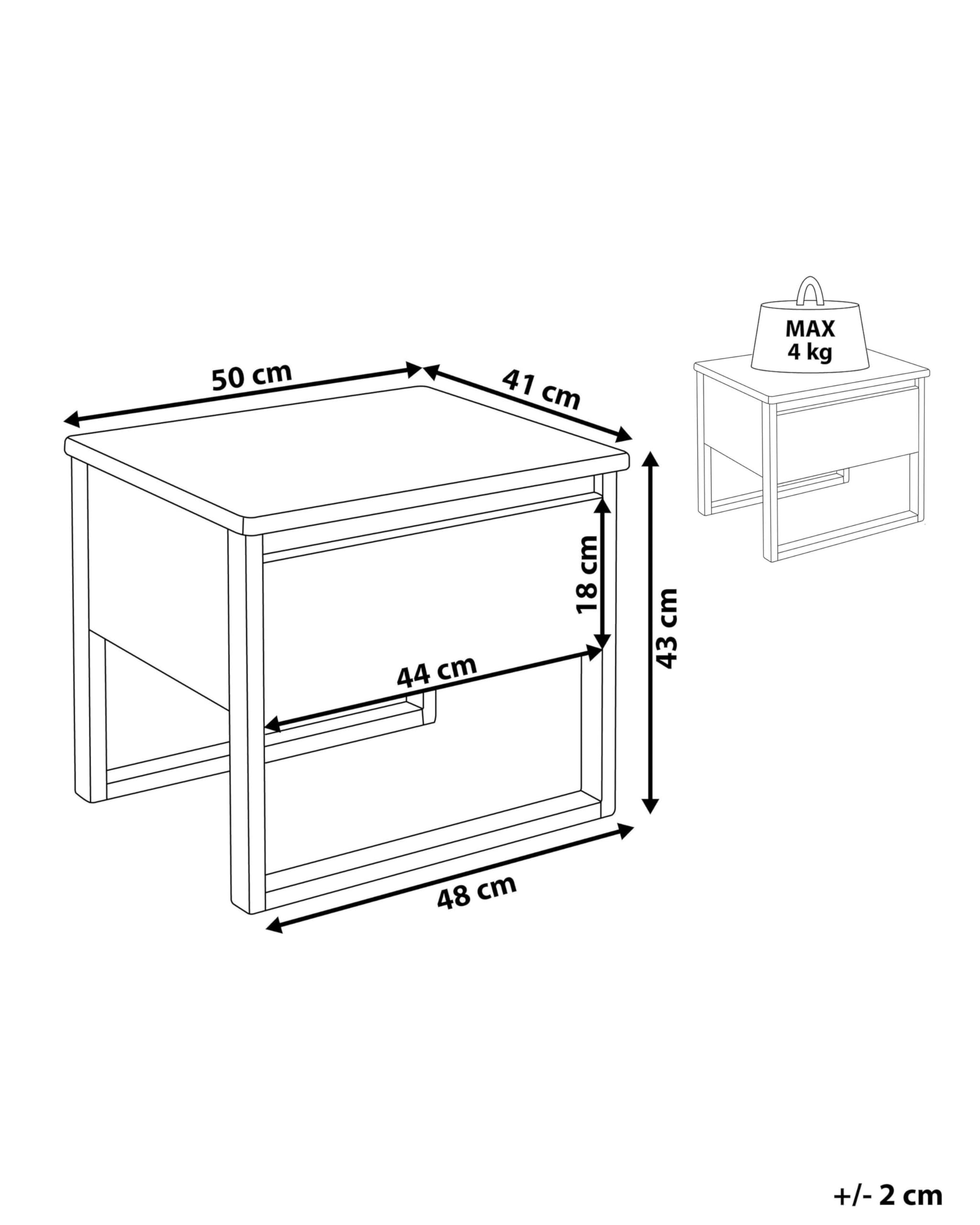 beliani-giulia-nachttisch-kiefer-dunkelbraun-50-cm image 3