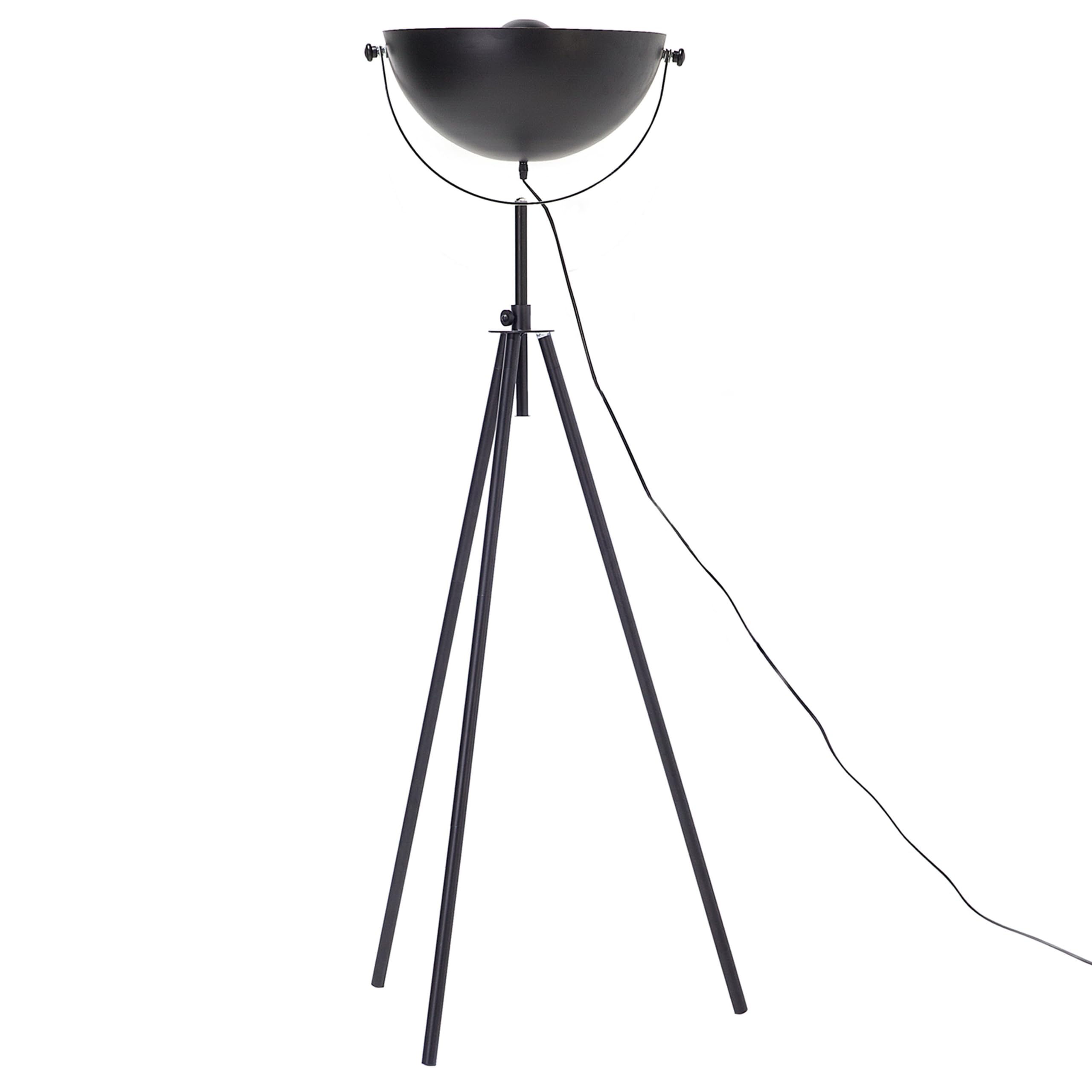 beliani-thames-stehlampe-schwarz-gold-metall-170-cm image 8