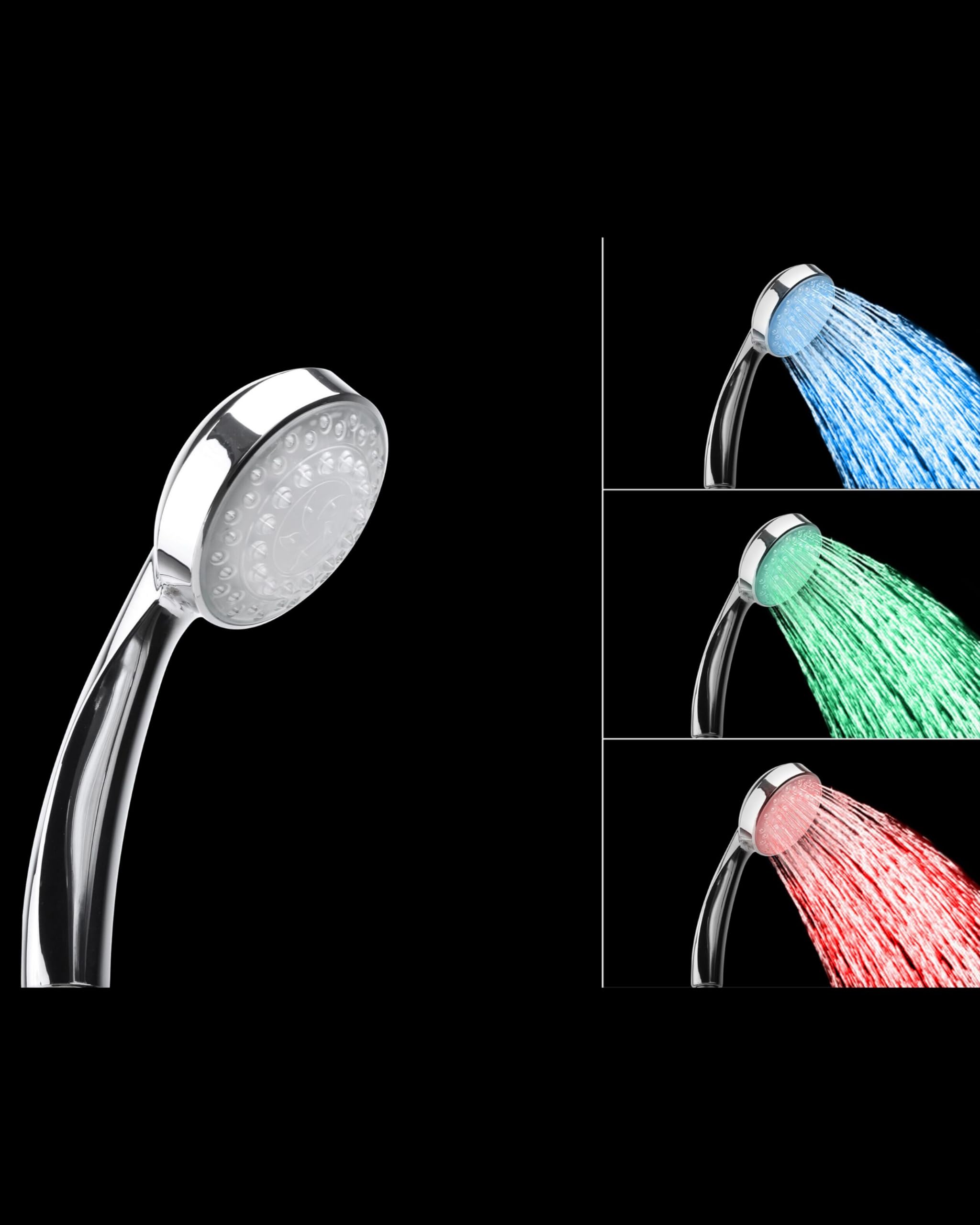 beliani-lordal-duschbrause-led-bunt-silber-kunststoff-handbrause image 2