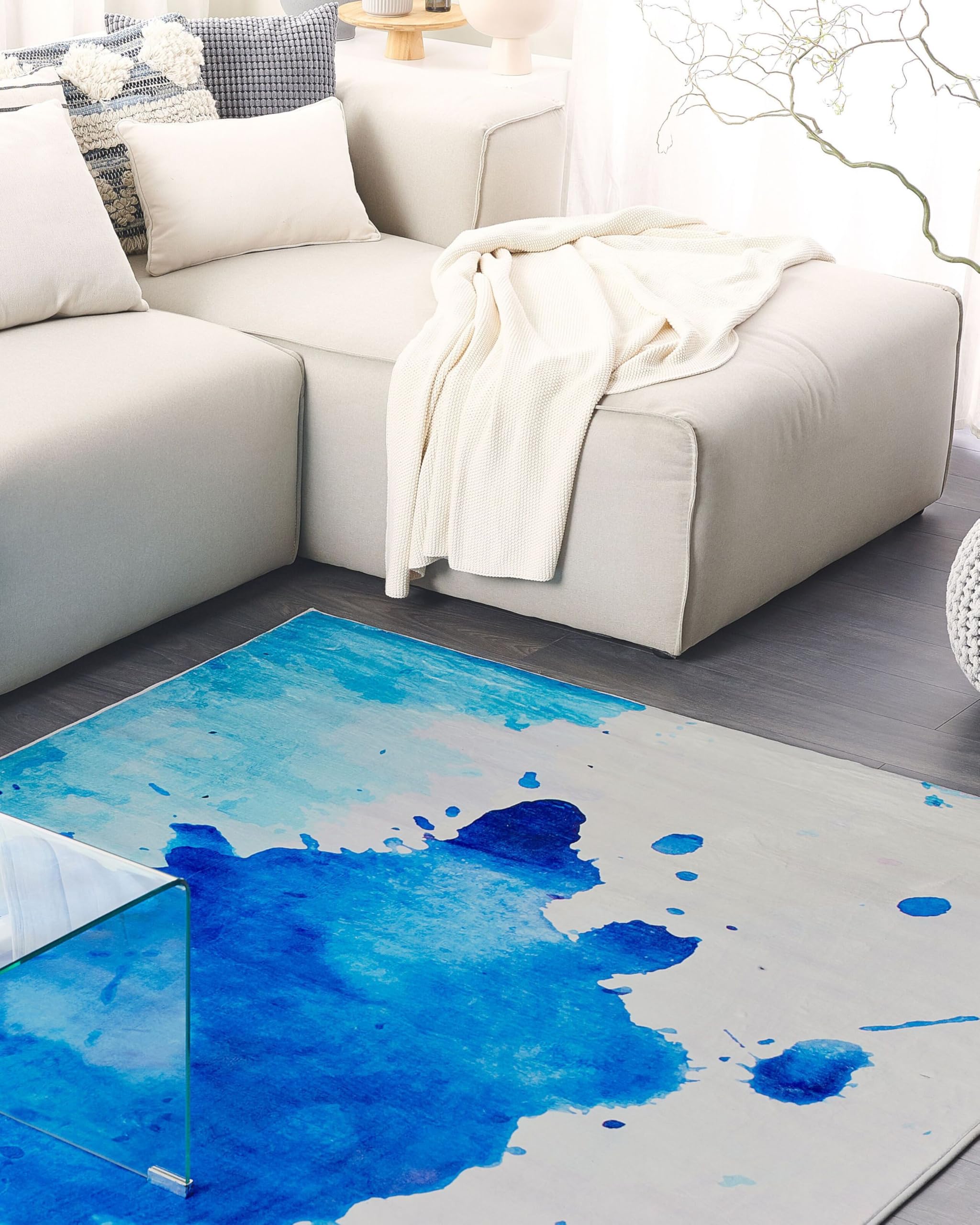 beliani-odalar-teppich-abstrakt-blau-140-x-200-cm-polyester image 2