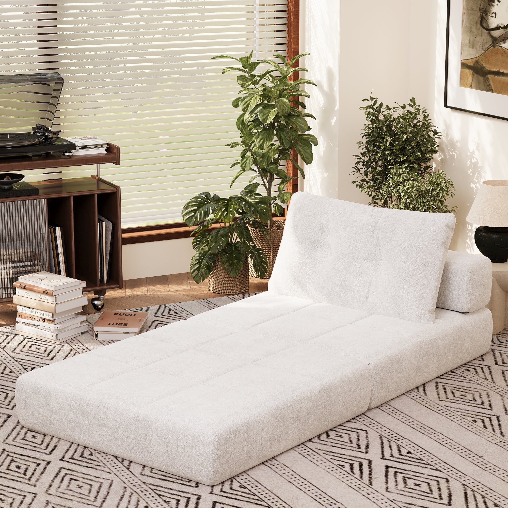 homall-sofa-klappsofa-schlafsofa-grau-schaumstoff image 7