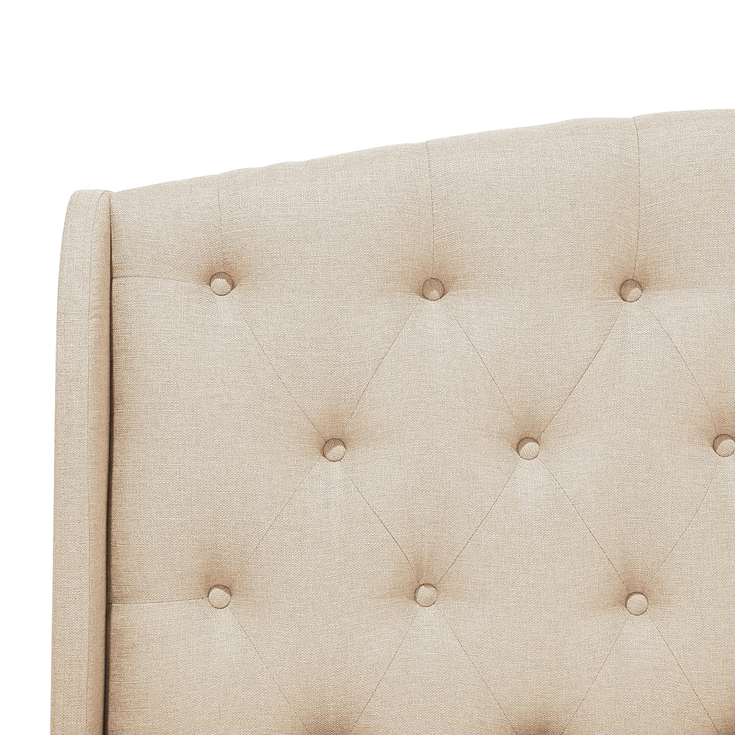 beliani-bordeaux-polsterbett-180x200-beige-leinenoptik image 8