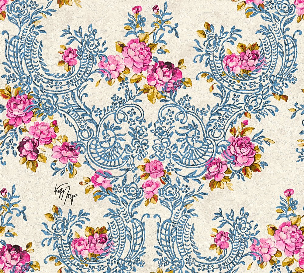 a-s-cr-ation-kind-of-white-340753-vliestapete-blau-floral image 2