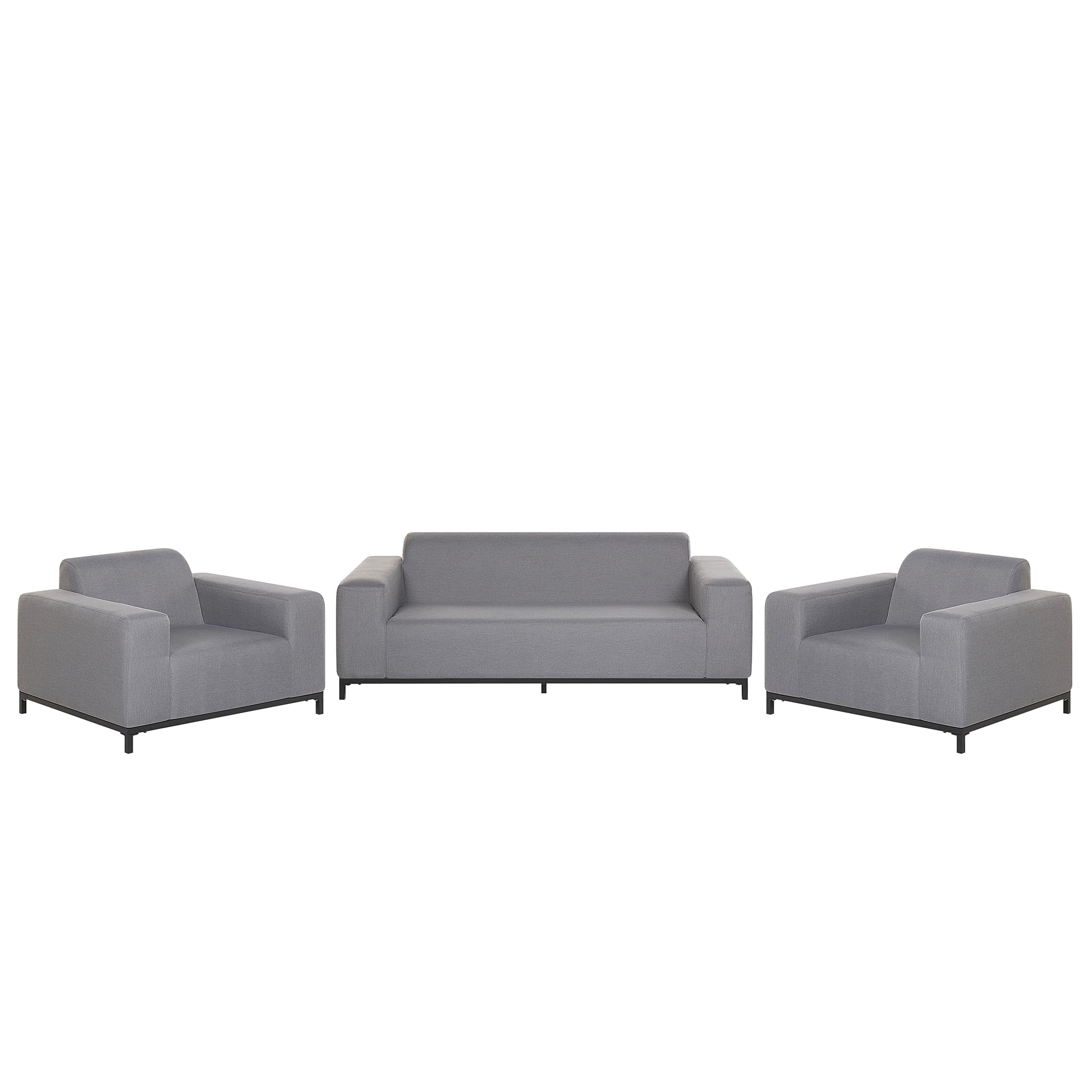 beliani-rovigo-loungeset-grau-4-teilig-aluminium image 4