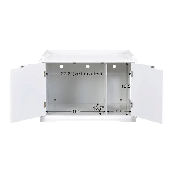 homall-shelf-katzenschrank-holz-katzenklo-m-bel-2-f-cher image 7