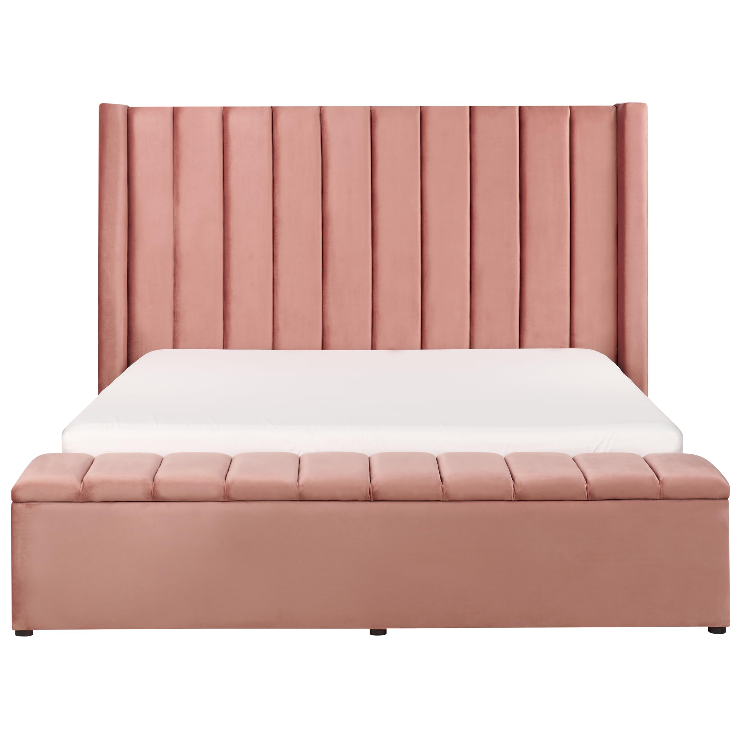 beliani-noyers-samtbett-160x200-rosa-mit-stauraum image 6